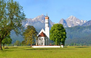 Colomanskirche bei Schwangau in Bayern